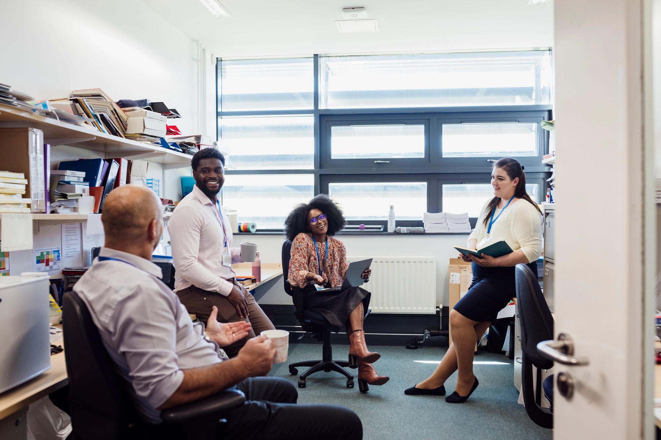 Professional business team in an office